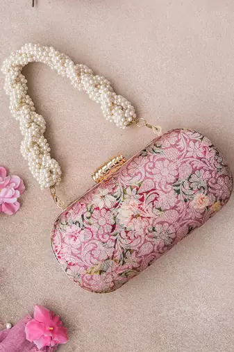 Pink elora clutch