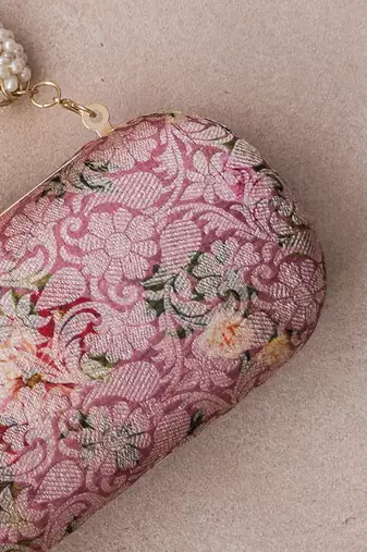 Pink elora clutch