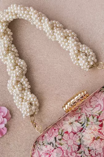 Pink elora clutch