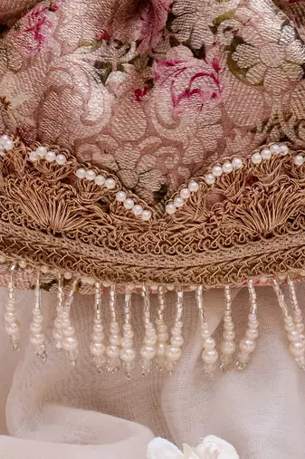 Old rose elora potli bag
