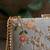 Grey floral creeper box clutch