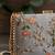 Grey floral creeper box clutch