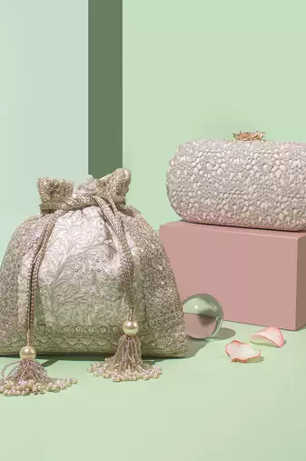 Off white inaya potli bag