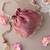 Dark pink kashi banarasi silk potli bag
