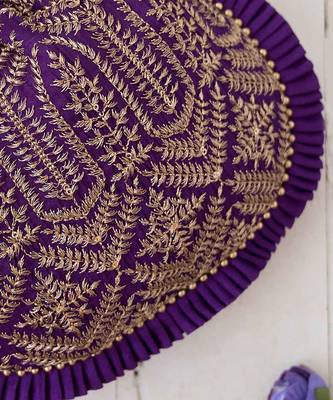 Purple leela heritage potli bag 4
