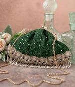 Green monroe vintage purse