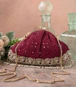 Maroon monroe vintage purse