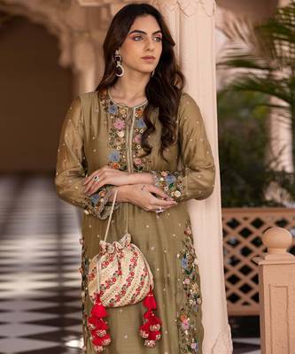 Multicolor resham potli bag 3