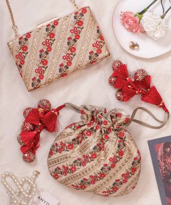 Multicolor resham potli bag 5