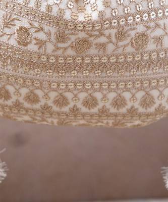 Off white resham potli bag 3