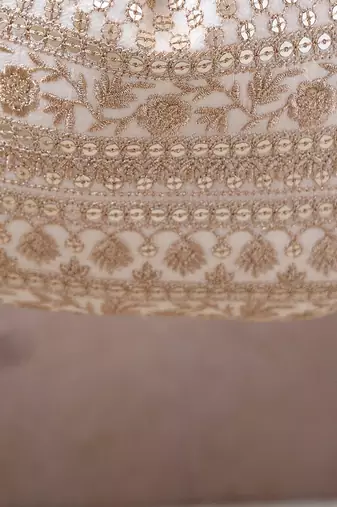 Off white resham potli bag