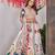 Glamorous Off-White Heavy Digital Printed Madonna Silk Fabric Stitched Indian Wedding Lehenga Dress