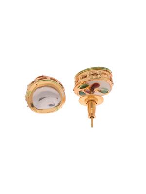 Sasha gold plated stone studded jewellery set 5