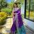Voilet Colour Ethnic Silk Saree With Traditional Woven Work