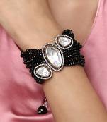 Black kundan bracelet