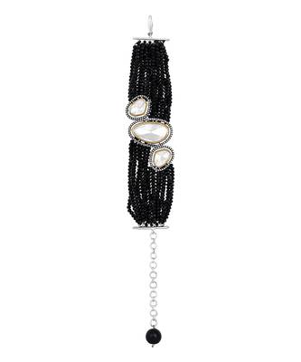 Black kundan bracelet 2