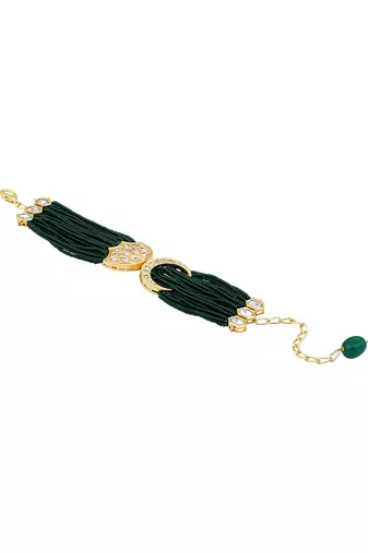 Green agate bracelet