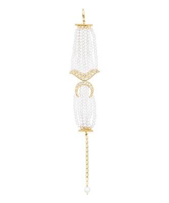 White & gold pearl bracelet 2
