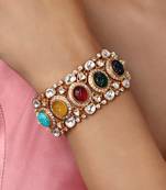 Navratna kundan bracelet