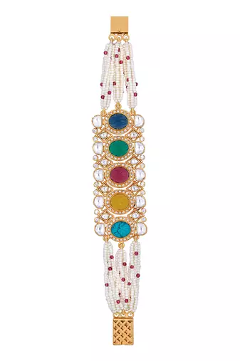 Navratna kundan bracelet