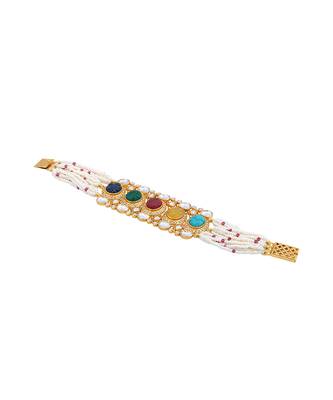 Navratna kundan bracelet 3
