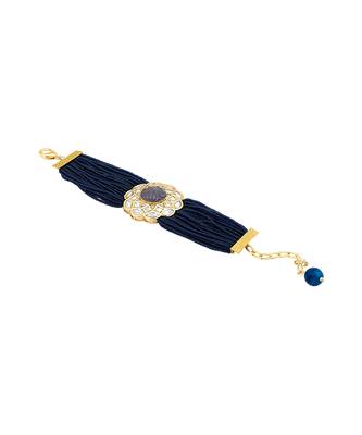 Blue kundan bracelet 3