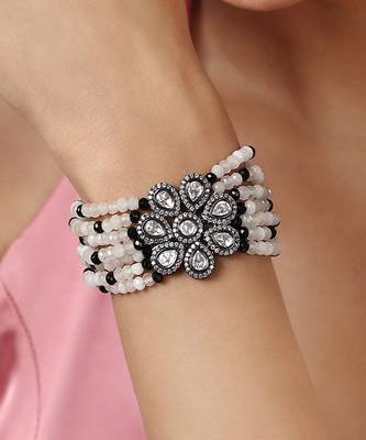 Multi agate bracelet 1