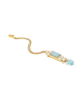 Aqua agate maangtikka 3