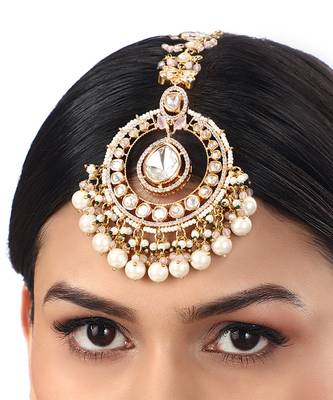 Multi kundan maangtikka 1