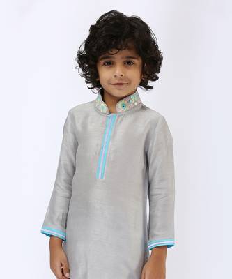 Grey kurta set 3
