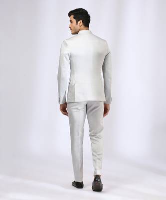 Grey bandhgala with pant 4