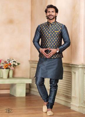 Grey Kurta Pajama 1