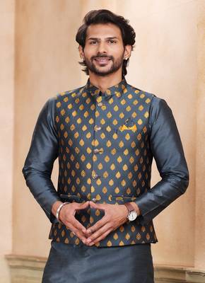 Grey Kurta Pajama 2