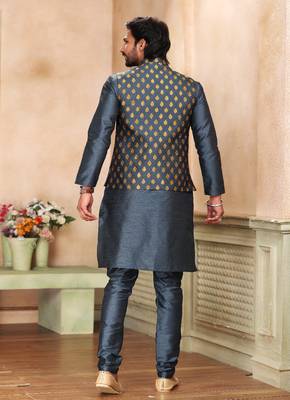 Grey Kurta Pajama 4