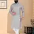 Plain Comfortable Kurta Pyjama Set For Men