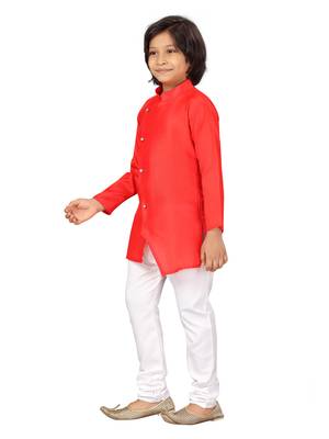 Aarika boys red kurta pyjama 3