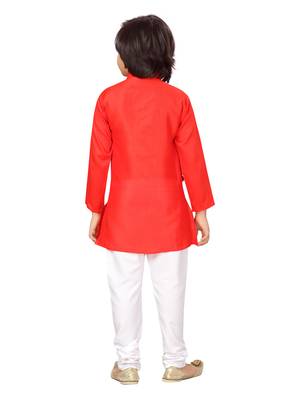 Aarika boys red kurta pyjama 4