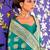 Elora soft banarasi silk with zari weaving blouse for women (turquoise)
