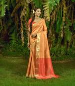 PEACHES & CREAME SILK CLASSY SAREE