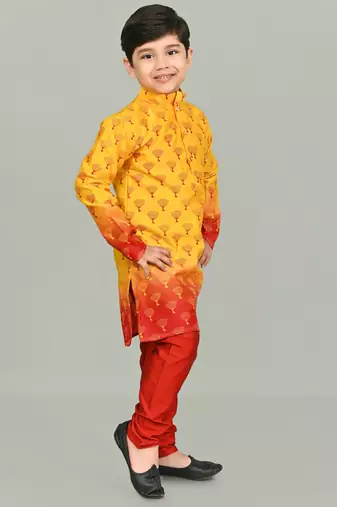 printed  kurta and pajama set for boys best for ethnic wear, casual wear, party wear