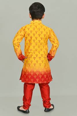 printed  kurta and pajama set for boys best for ethnic wear, casual wear, party wear 4