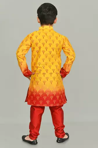 printed  kurta and pajama set for boys best for ethnic wear, casual wear, party wear