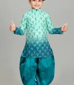 printed faded kurta and patiyala set for boys best for ethnic wear, casual wear, party wear,