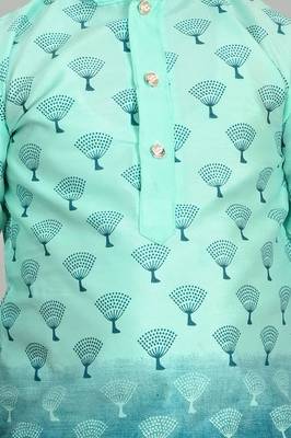 printed faded kurta and patiyala set for boys best for ethnic wear, casual wear, party wear, 4