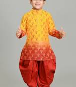 printed faded kurta and patiyala set for boys best for ethnic wear, casual wear, party wear,