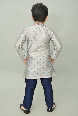 printed  kurta and pajama set for boys best for ethnic wear, casual wear, party wear 2