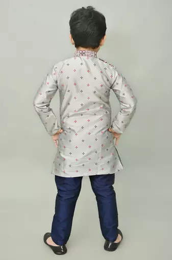 printed  kurta and pajama set for boys best for ethnic wear, casual wear, party wear