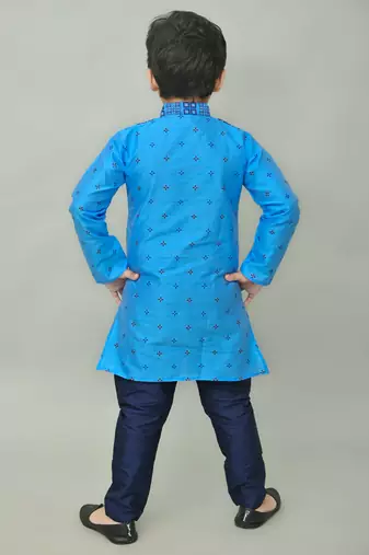 Nfc creation printed  kurta and pajama set for boys best for ethnic wear, casual wear, party wear