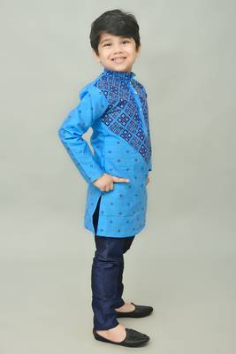 Nfc creation printed  kurta and pajama set for boys best for ethnic wear, casual wear, party wear 4