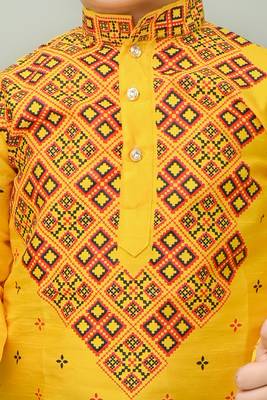 printed  kurta and pyjama set for boys best for ethnic wear, casual wear, party wear 2